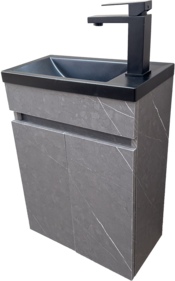 МЕБЕЛ ЗА БАНЯ MINI 43 CONCRETE BLACK